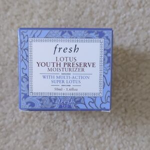Brand New Fresh Lotus Youth Preserve Moisturizer - 1.6 fl oz
